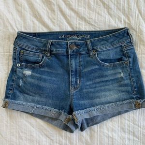 American Eagle Shortie Super Stretch Denim Shorts